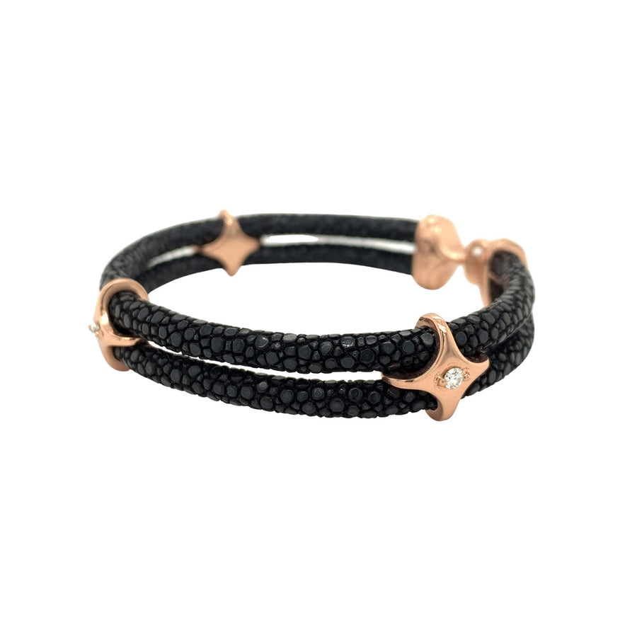 Sting HD Silver Plated Diamond Bracelet -