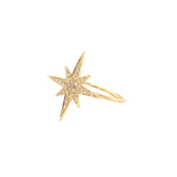Sydney Evan 14K Rose Gold Starburst Diamond Ring -