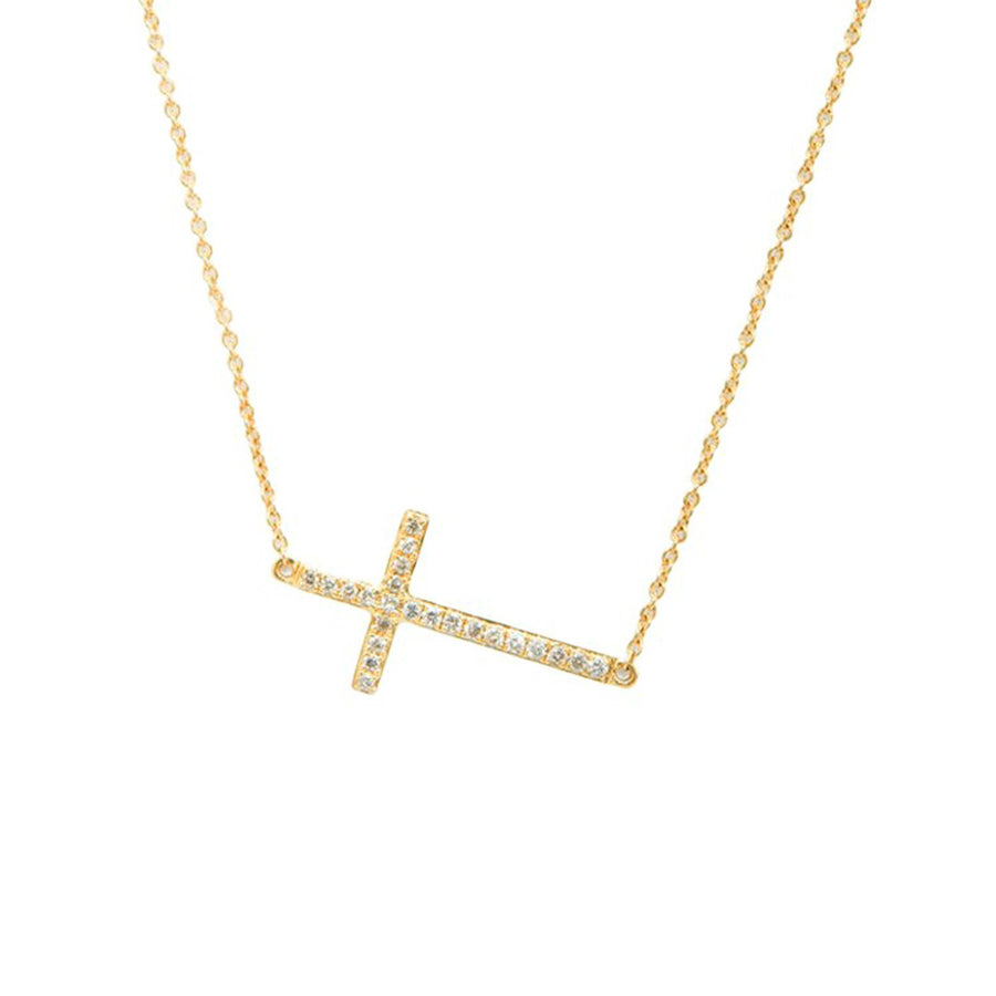 Sydney Evan Cross Diamond Bracelet -