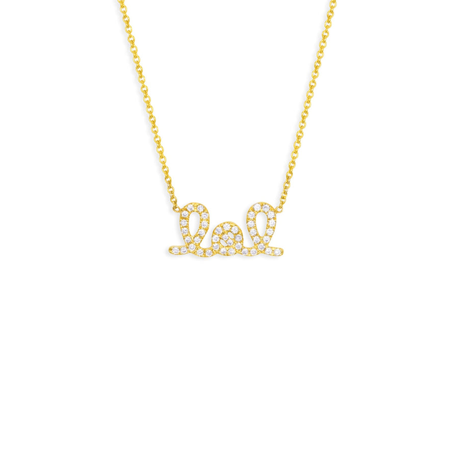 Sydney Evan "LOL" Necklace - N22780-Y18