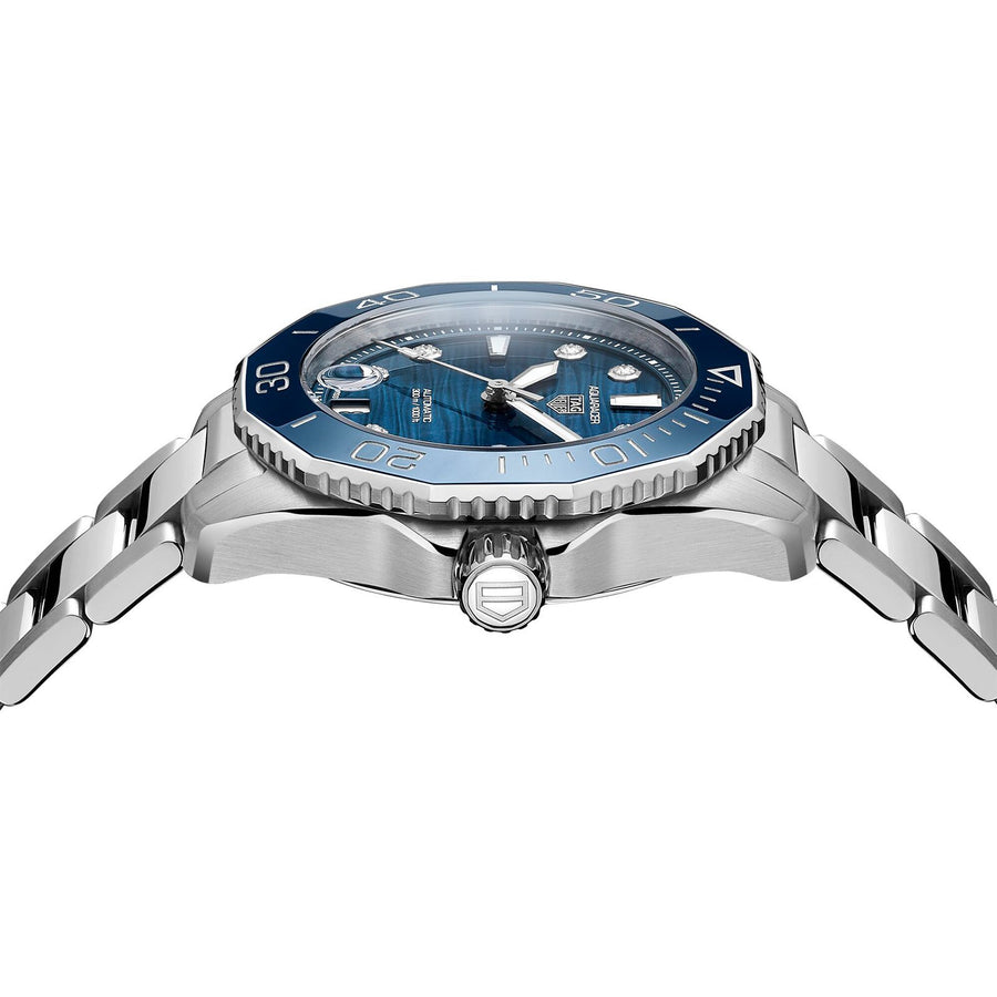 TAG Heuer Aquaracer Calibre 5 Automatic Ladies Blue Steel Watch -