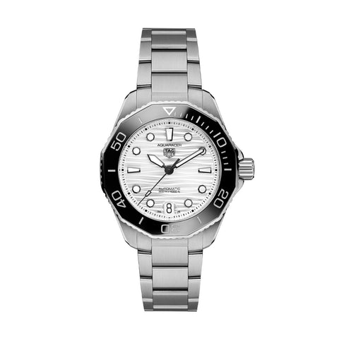 TAG Heuer Aquaracer Calibre 5 Automatic Ladies White Steel Watch -
