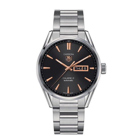 Tag Heuer Carrera Calibre 5 Day-Date - 41mm-Tag Heuer Carrera Calibre 5 Day-Date - 41mm - WAR201C.BA0723
