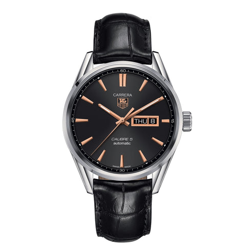 Tag Heuer Carrera Calibre 5 Day-Date - 41mm-Tag Heuer Carrera Calibre 5 Day-Date - 41mm - WAR201C.FC6266
