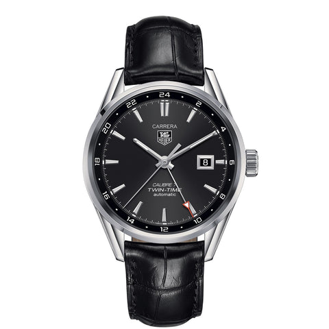 Tag Heuer Carrera Calibre 7 Twin Time - 41mm-Tag Heuer Carrera Calibre 7 Twin Time - 41mm -
