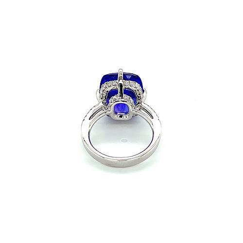 Tanzanite Diamond Ring -