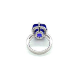 Tanzanite Diamond Ring -