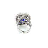 Tanzanite Diamond Ring-Tanzanite Diamond Ring -