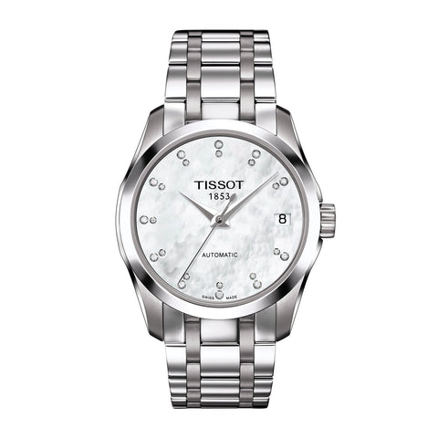 Tissot Couturier Pearl Diamond Watch Lady-Tissot Couturier Pearl Diamond Watch Lady -