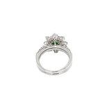 Tsavorite Diamond Ring-Tsavorite Diamond Ring -