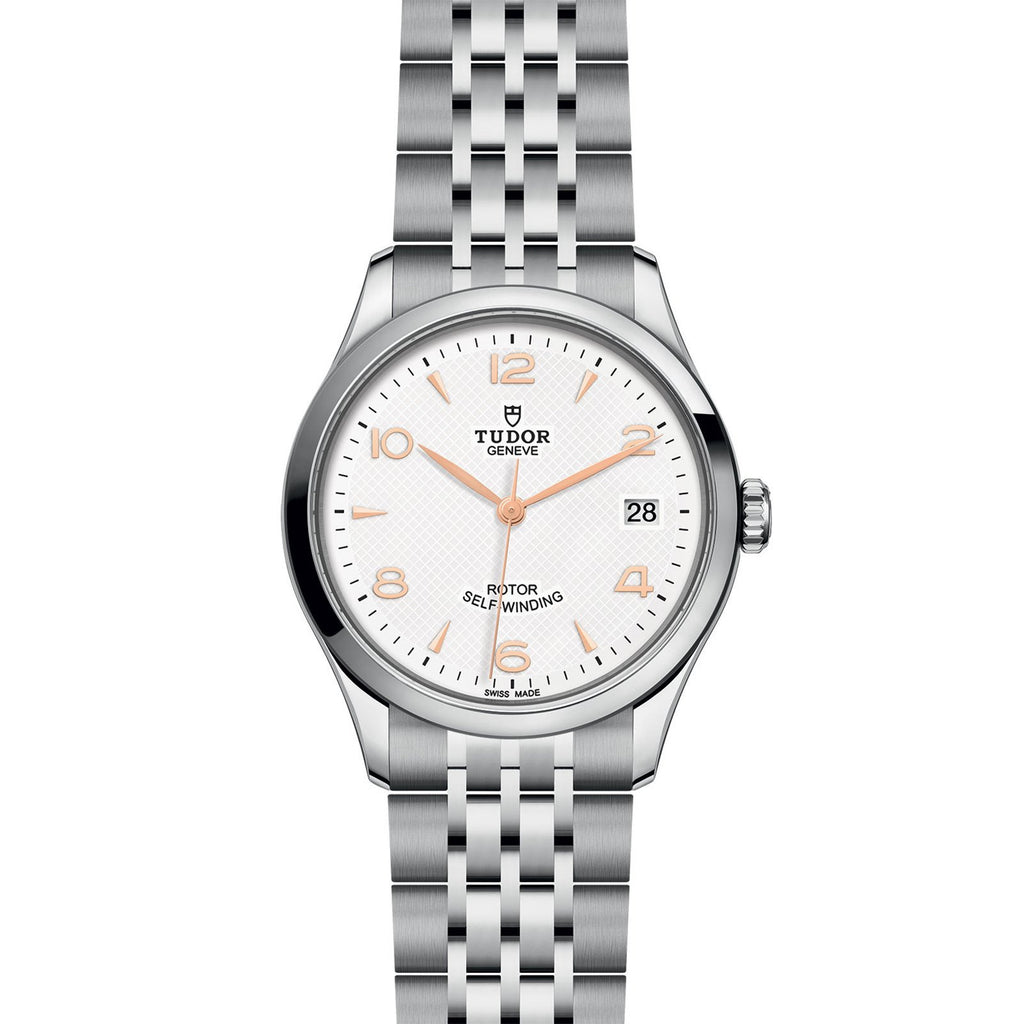Tudor 1926 à cadran blanc et bracelet acier