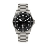 TUDOR Pelagos 39 Titanium-TUDOR Pelagos 39 Titanium - M25407N-0001 - TUDOR Pelagos 39 Titanium in a 39mm titanium case with black dial on titanium bracelet, featuring a unidirectional rotating bezel and automatic movement with up to 70 hours of power reserve.