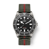 TUDOR Pelagos FXD-TUDOR Pelagos FXD - M25717N-0001 - TUDOR Pelagos FXD in a 42mm sun-brushed titanium case with black dial on nato strap, featuring an automatic movement with up to 70 hours of power reserve.