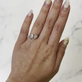 Two-stone Engagement Ring-Two-stone Engagement Ring - DRNKA04961