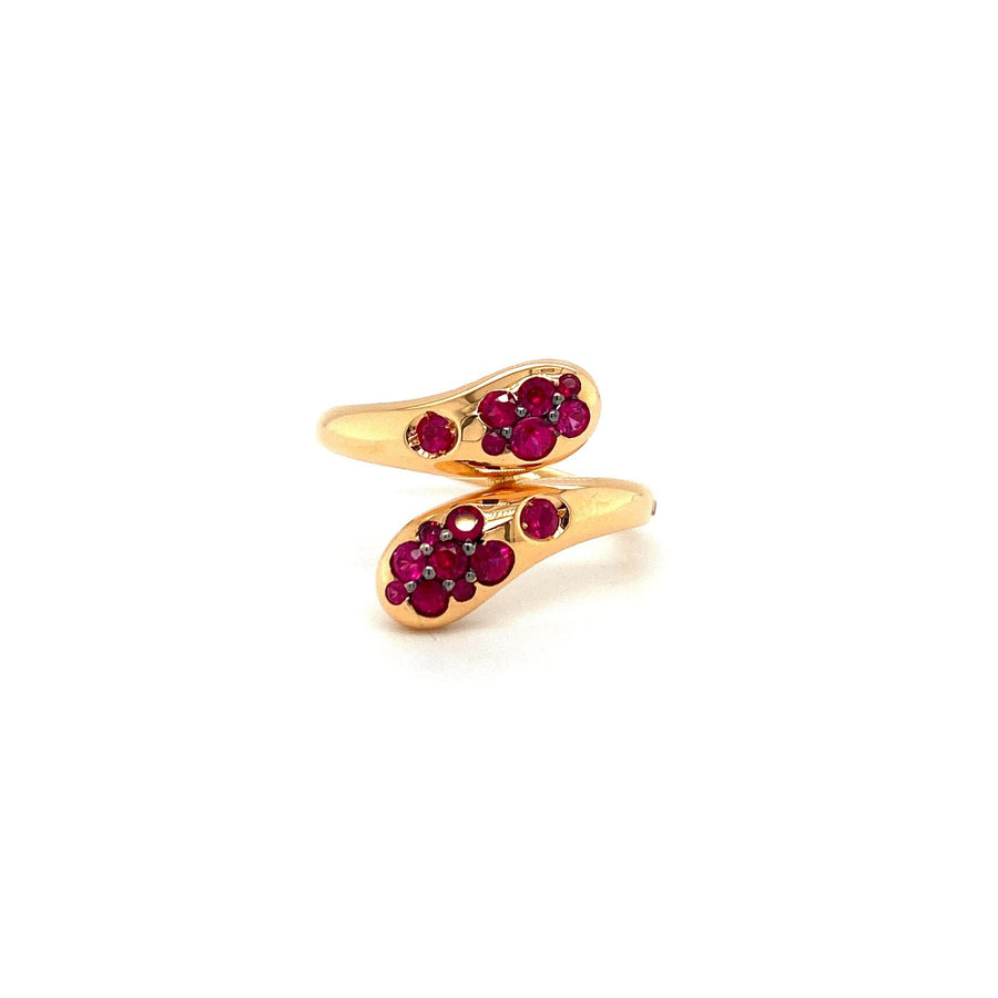 UGO Cala 18K Rose Gold Ruby Ring -