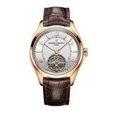 Vacheron Constantin Fiftysix Tourbillon-Vacheron Constantin Fiftysix Tourbillon - 6000E/000R-B488 - Vacheron Constantin Fiftysix Tourbillon in a 41mm rose gold case with silver dial on leather strap, featuring a tourbillon display and automatic movement.
