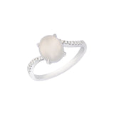 White Jade Ring-White Jade Ring - ORNEL00588