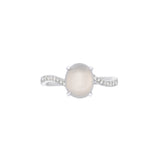 White Jade Ring-White Jade Ring - ORNEL00588