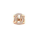 Wide Diamond Link Ring-Wide Diamond Link Ring - DRDRA10215