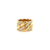 Wide Diamond Ring-Wide Diamond Ring - DRDRA10165