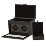 Wolf Axis Double Watch Winder with Storage - 469303