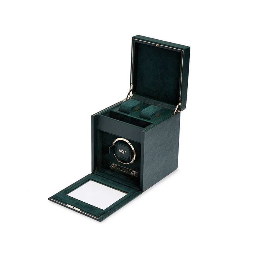 Wolf British Racing Green Single Watch Winder - 792141