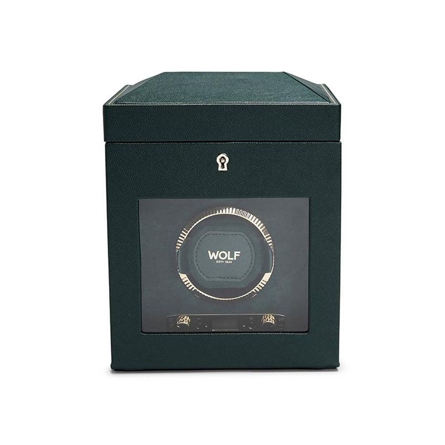 Wolf British Racing Green Single Watch Winder - 792141