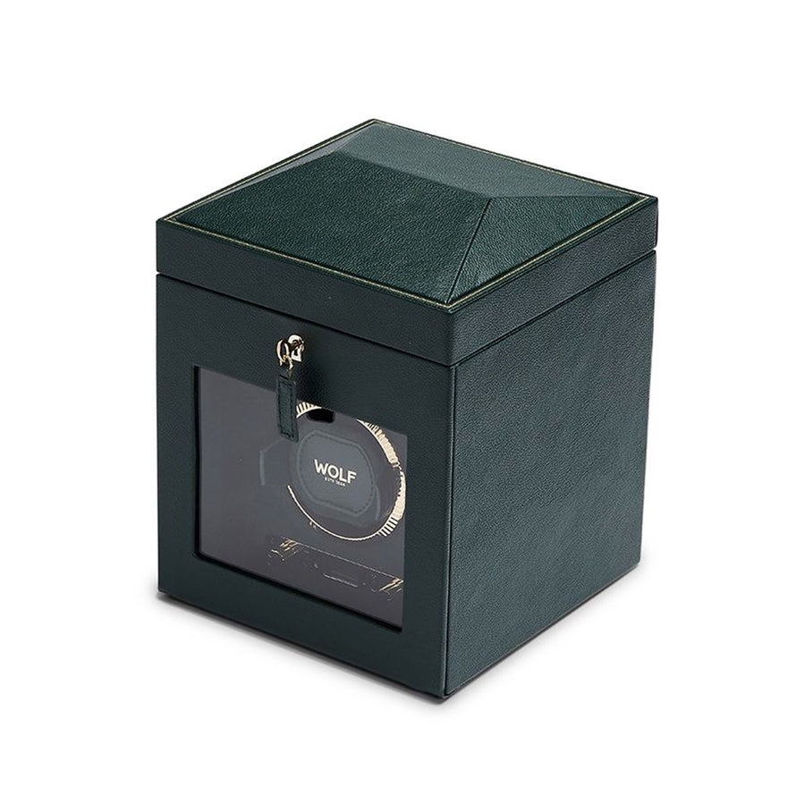 Wolf British Racing Green Single Watch Winder - 792141
