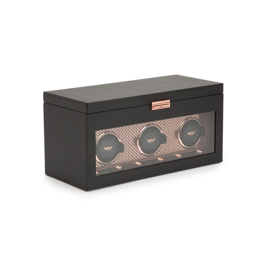 Wolf Copper Triple Winding Box -