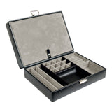 Wolf Heritage 4 Piece Watch Box with Valet-Wolf Heritage 4 Piece Watch Box with Valet -