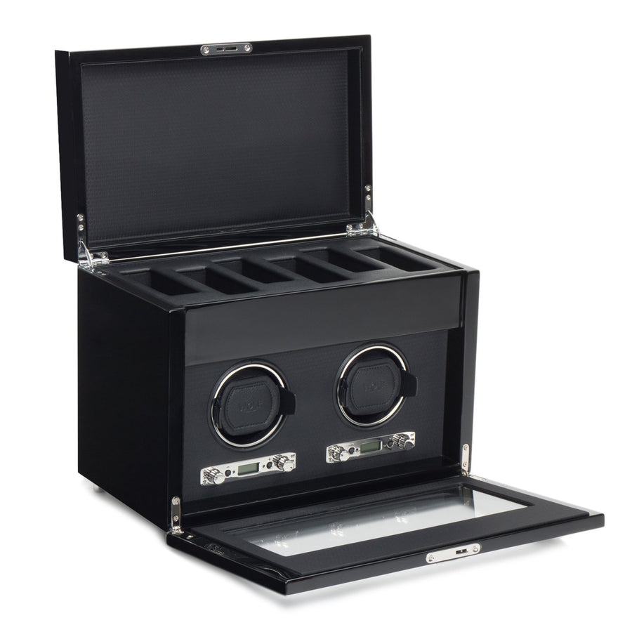 Wolf Savoy Double Winder With Storage -