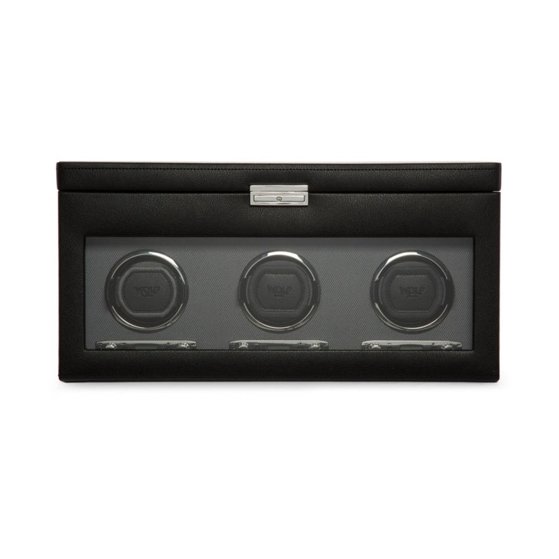 Wolf Viceroy Triple Watch Winder With Storage-Wolf Viceroy Triple Watch Winder With Storage - 456302