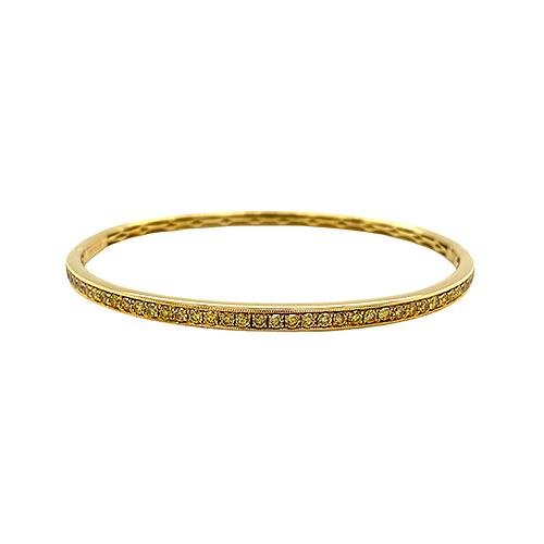 Yellow Diamond Bangle -