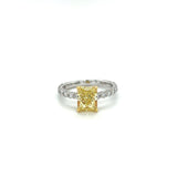 Yellow Diamond Engagement Ring-Yellow Diamond Engagement Ring - DRJBS02990
