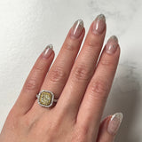 Yellow Diamond Engagement Ring - DRTIJ02712