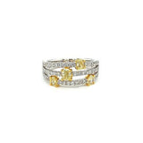 Yellow Diamond Ring -