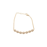 Yellow Gold Diamond Bracelet - IBI00404Y