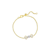 Yellow Gold Diamond Bracelet-Yellow Gold Diamond Bracelet - IBI00847Y