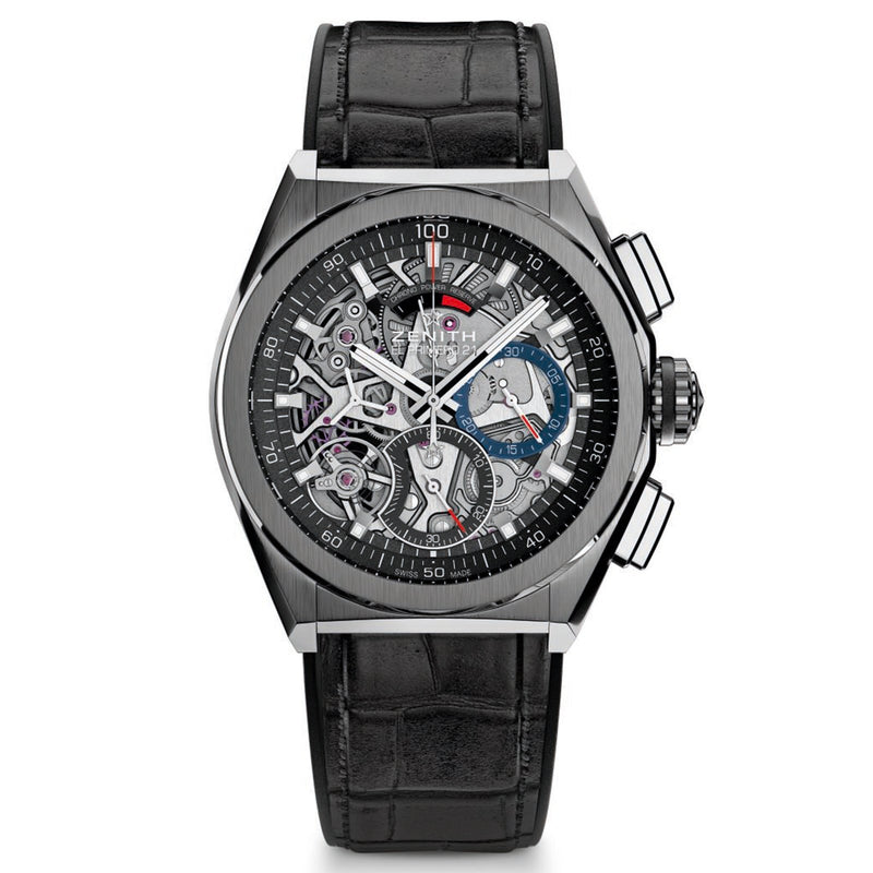 Zenith Defy Classic Automatic Skeleton 41mm Brushed Titanium And