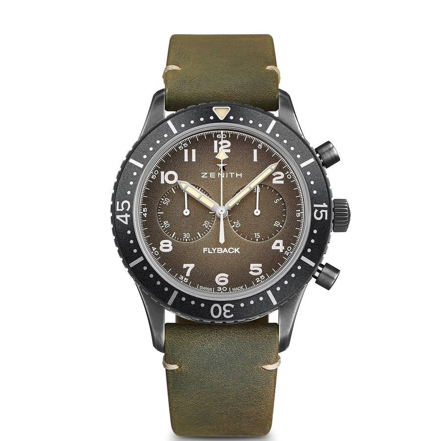 Zenith Pilot Cronometro Tipo Cp-2 Flyback -