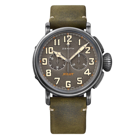 Zenith Pilot Type 20 Chronograph Ton-Up-Zenith Pilot Type 20 Chronograph Ton-Up -